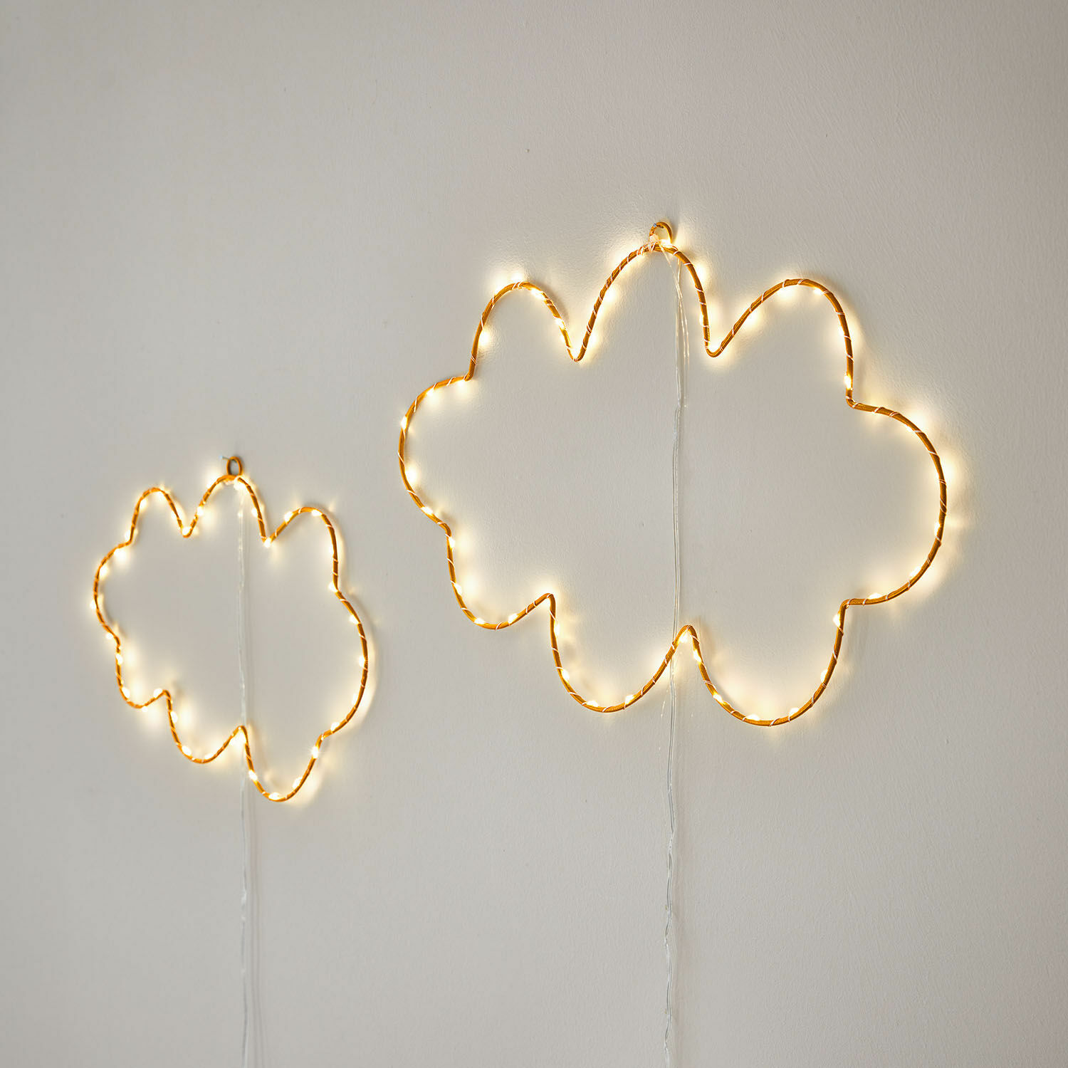 LED-Leuchtdeko 2er Set Elenar