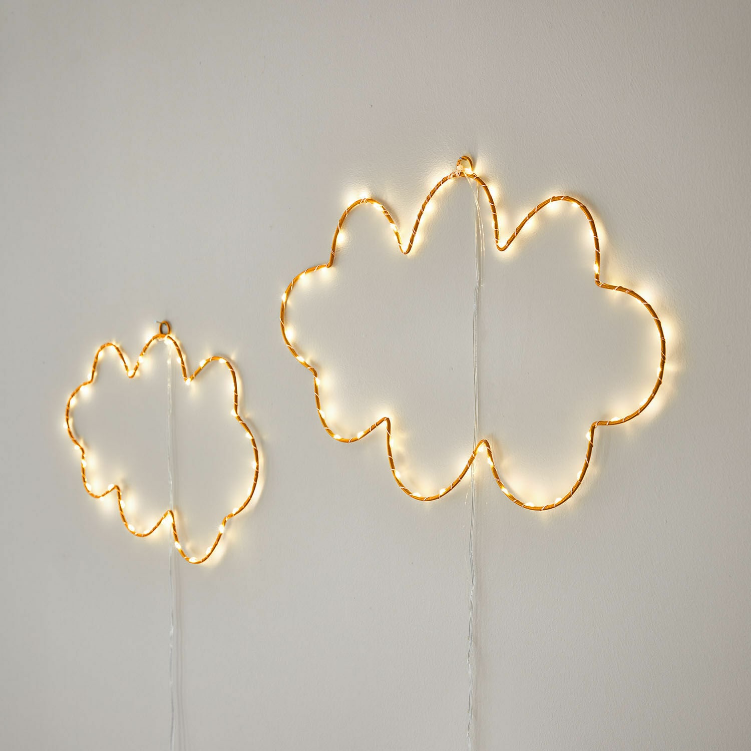 LED-Leuchtdeko 2er Set Elenar