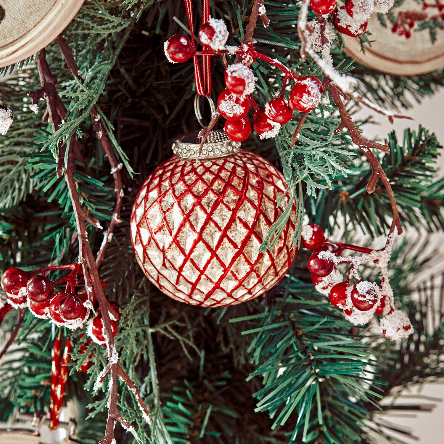 Weihnachtskugeln 6er Set Aleviah