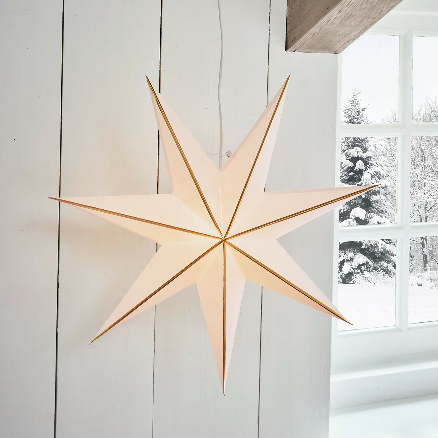 Leucht-Papierstern Stardomen