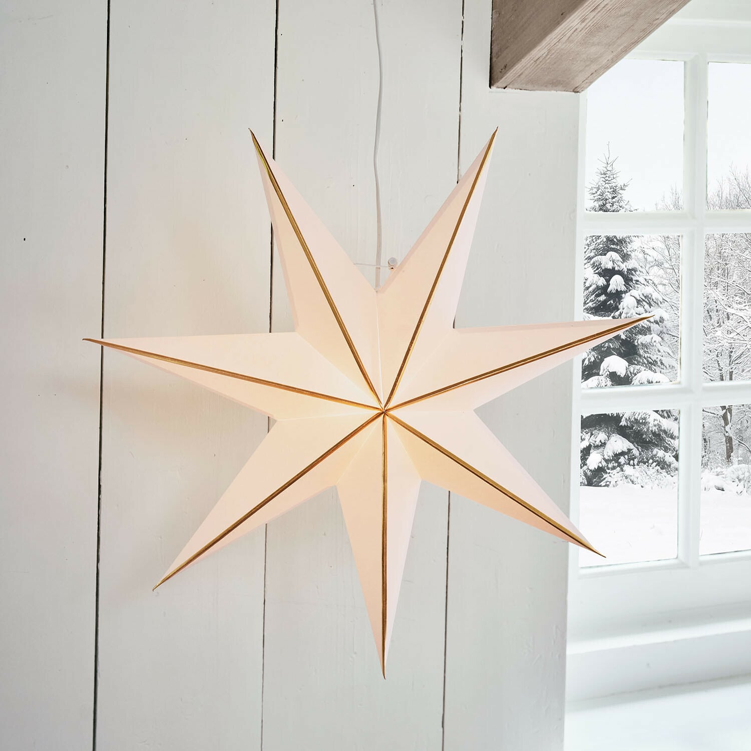 Leucht-Papierstern Stardomen