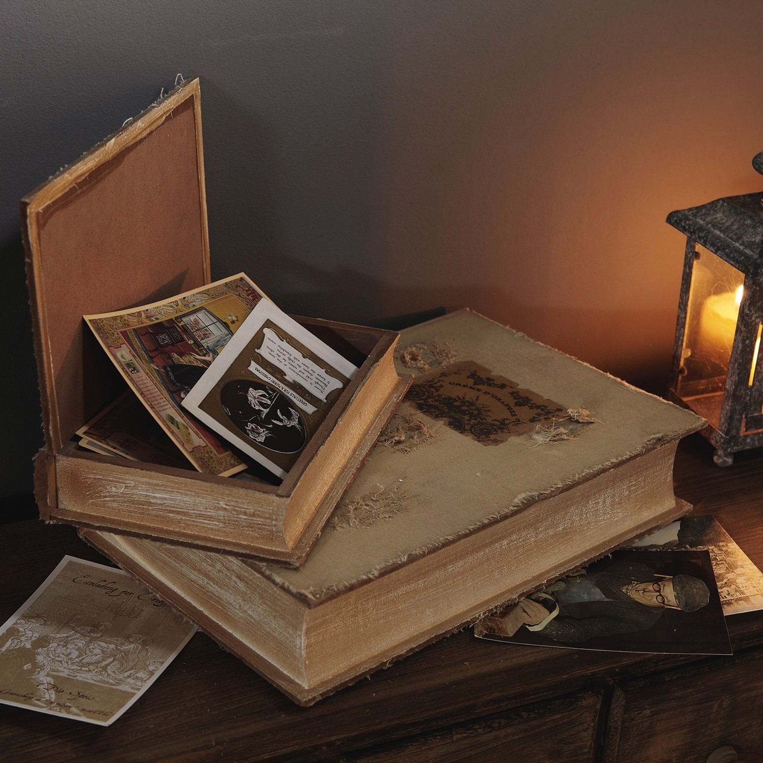 Buchschatullen 2er Set Modesto