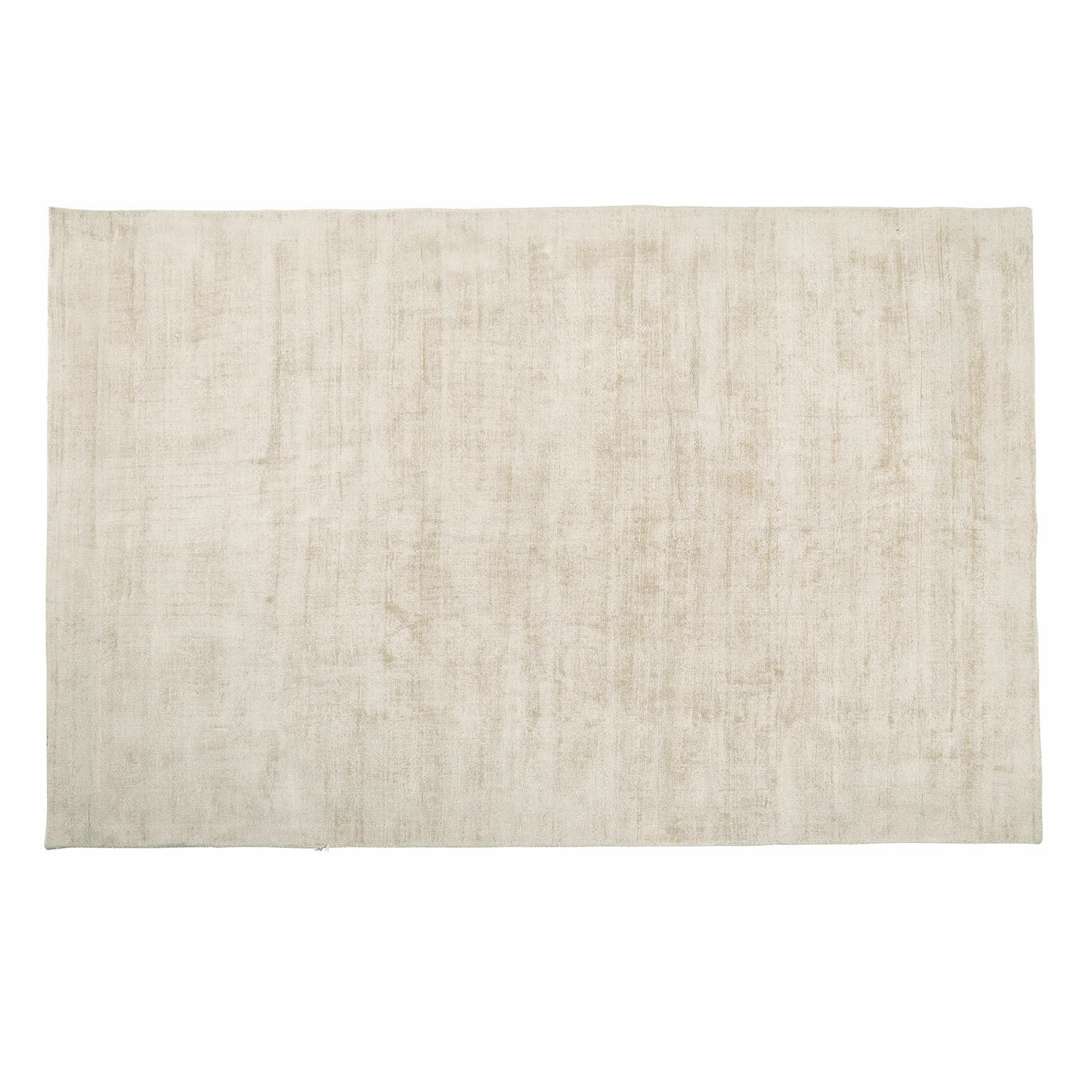 Teppich Mariselle Beigefarbener Teppich aus weichem Material mit feiner Struktur, ideal für moderne Räume