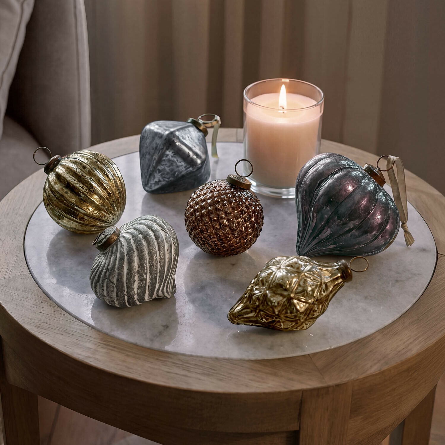 Weihnachtsschmuck 6er Set Alva Weihnachtsschmuck 6er Set Alva