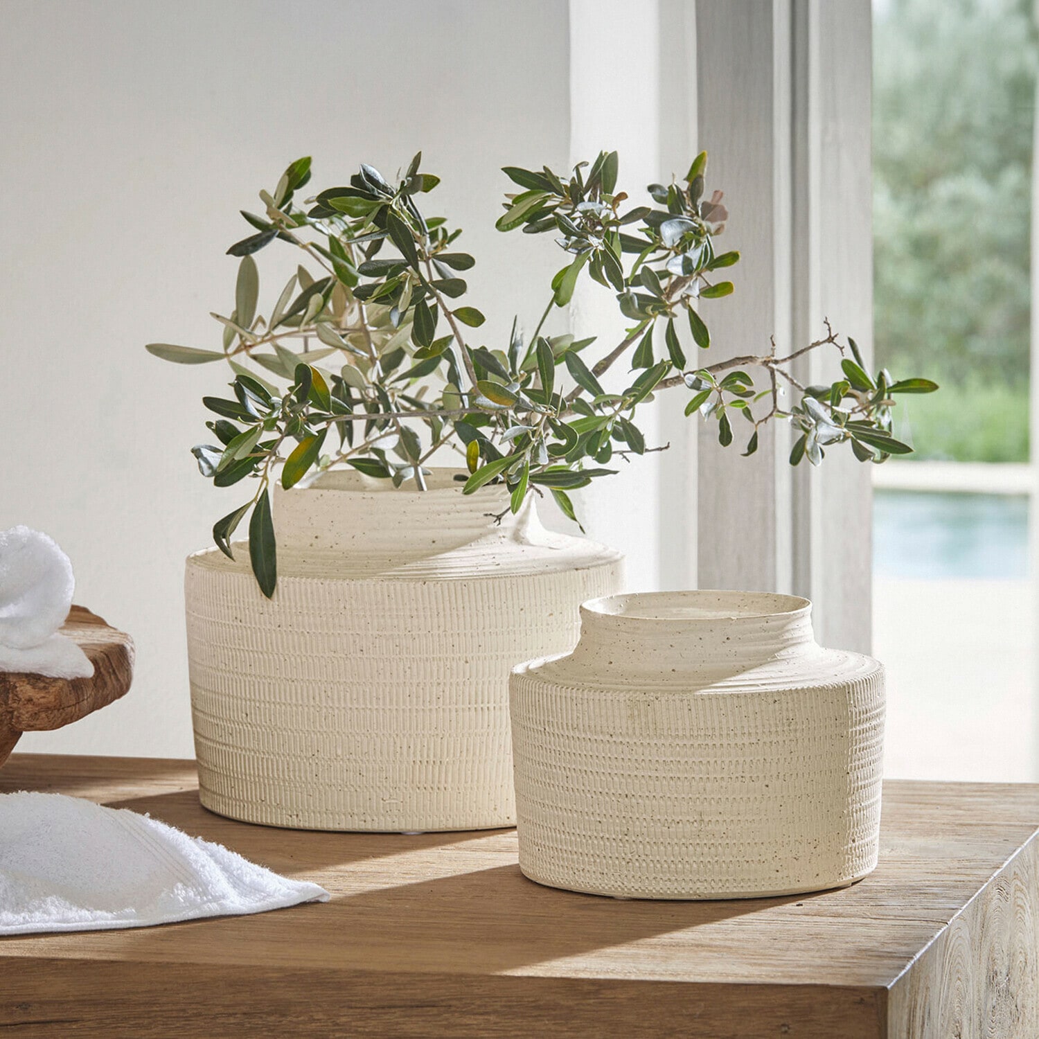 Vase 2er Set Délavrie