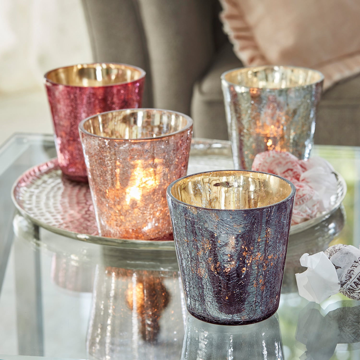 Windlicht 4er Set Jil