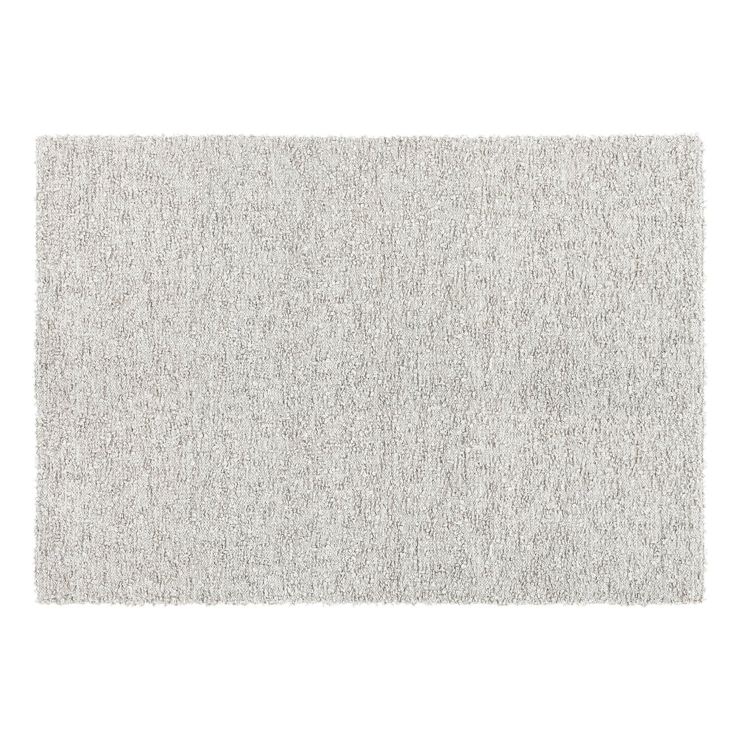Teppich Wodaha Weicher Teppich in Hellgrau aus flauschigem Material, ideal für Wohnzimmer und Schlafzimmer