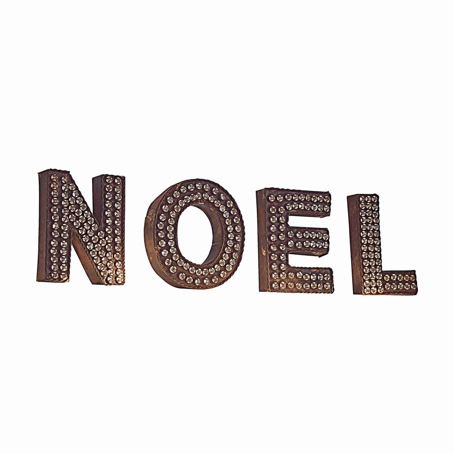 Buchstaben NOEL NOEL