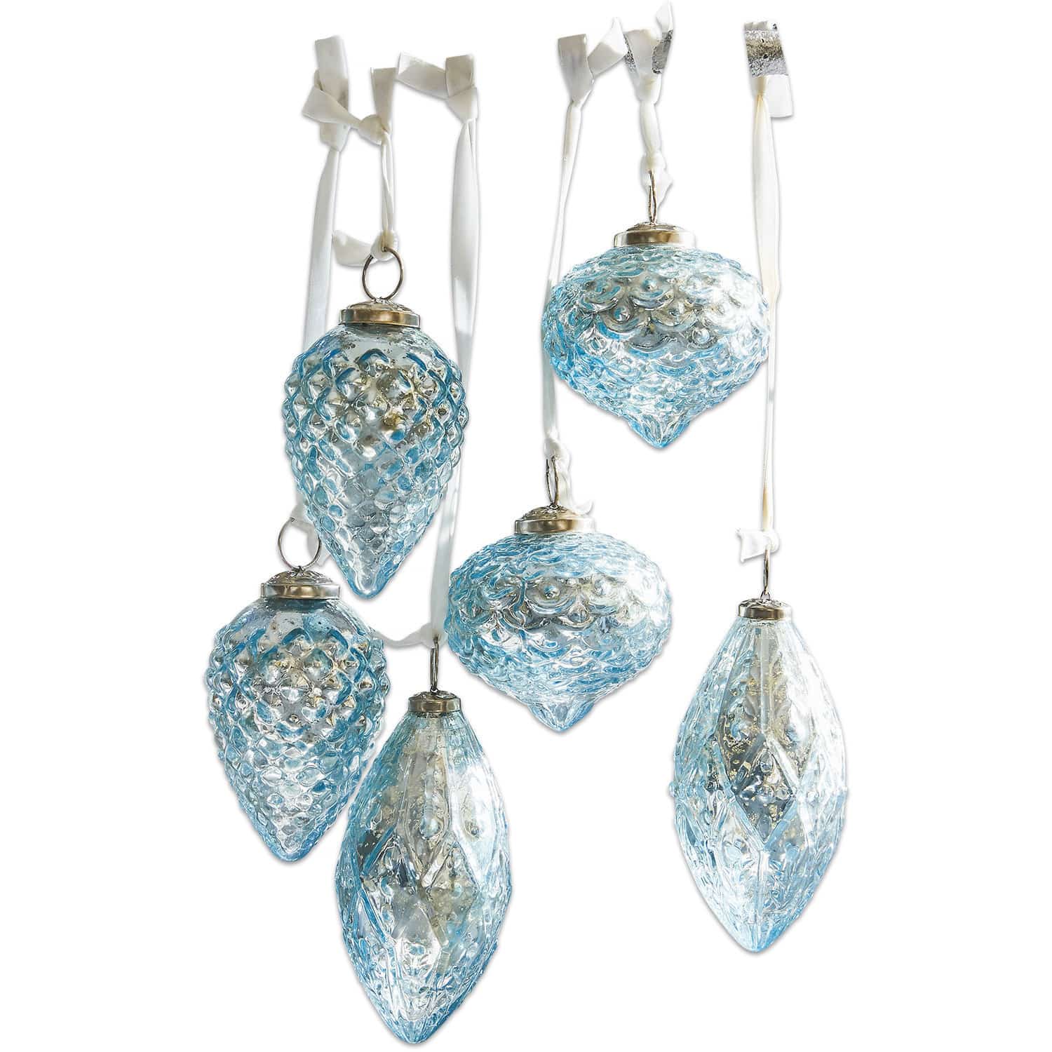 Weihnachtsschmuck 6er Set Blue