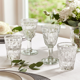 Glas 8er Set Vérane klar