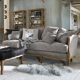 Sofa Monneville grau