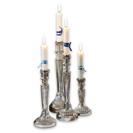 Kerzenständer 4er Set Selby silber